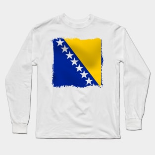 Bosnian Artwork Long Sleeve T-Shirt